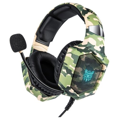 Наушники игровые Onikuma K8 RGB Light - Camouflage Green OIKGHK8-CECN 494600₽