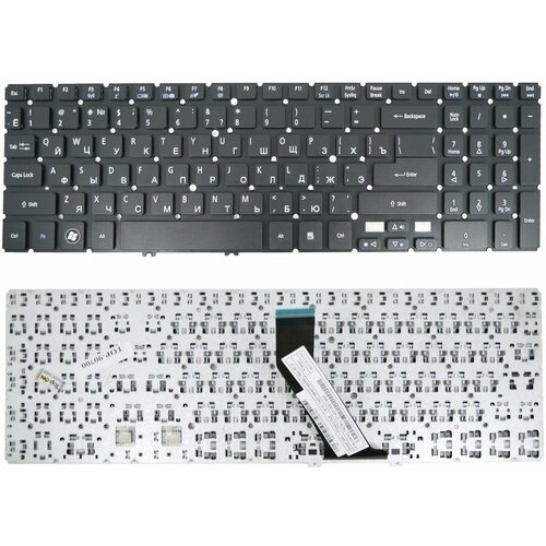 Клавиатура Acer Aspire V5-531 V5-551 V5-571 V5-573 V7-581 (черная) новая русская клавиатура для acer 0178 nsk r3jbc 0r nsk r3bbc 0r 9z n8qbc b0r 9z n8qbc j0r 9z n8qbw k0r 9z n8qsq 70r