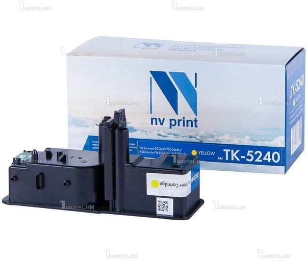 Картридж NV Print TK-5240Y желтый для Kyocera ECOSYS P5026cdn/P5026cdw/M5526cdn/M5526cdw (1T02R7ANL0)(NV-TK5240Y)