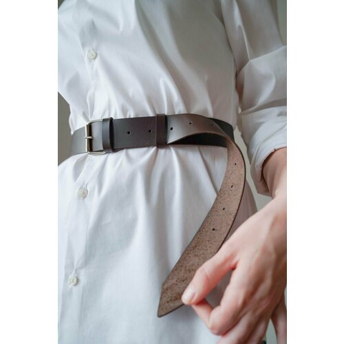 фото Ремень rada leather, размер xs, коричневый