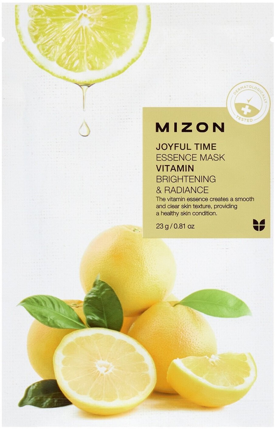 MIZON Joyful Time Essence Mask Vitamin C Маска для лица с витамином С, 23 г