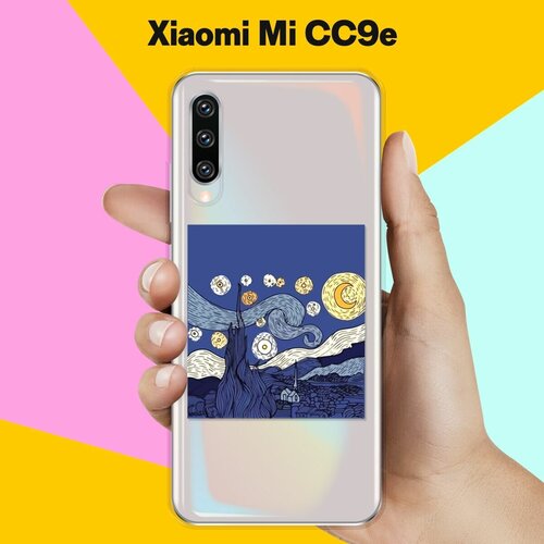 силиконовый чехол черная такса на xiaomi mi cc9e Силиконовый чехол Ночь на Xiaomi Mi CC9e