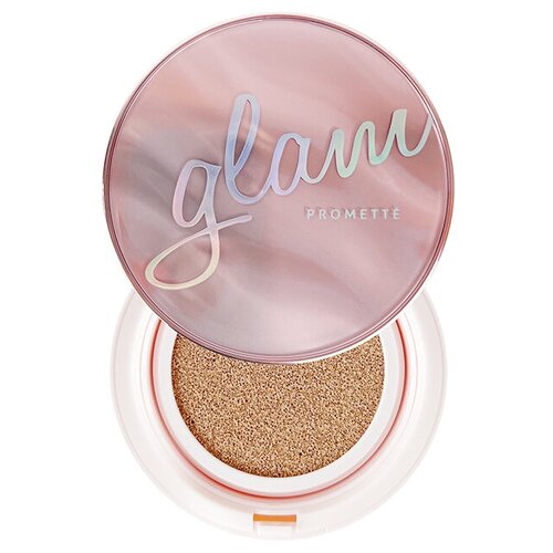 Enough~Увлажняющий кушон с жемчужной пудрой~Promette Glam Origin Radiance Cushion Ton 21