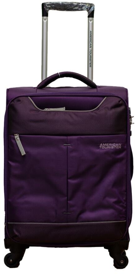 Чемодан American Tourister, фиолетовый