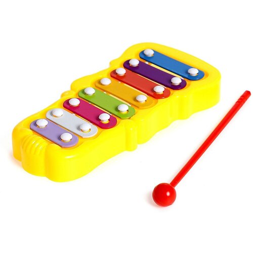 Игрушка музыкальная-металлофон «Звонкий», цвета микс игрушка музыкальная металлофон звонкий