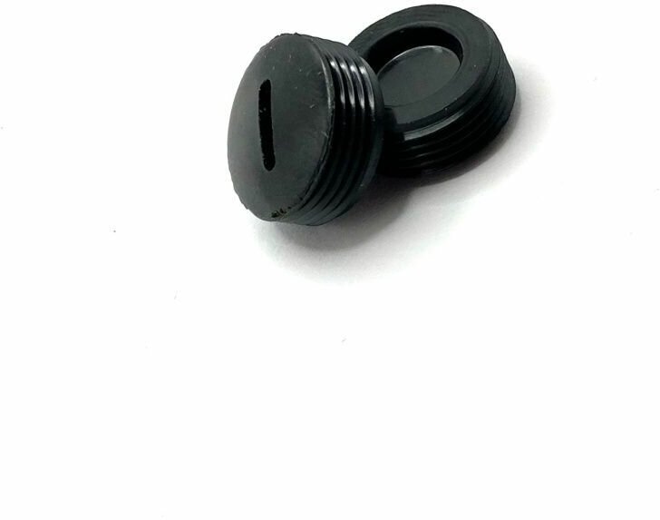 Заглушка для щеток, колпачок щеткодержателя D-11,5 мм, шаг резьбы 1мм (комплект 2шт) — фото 1