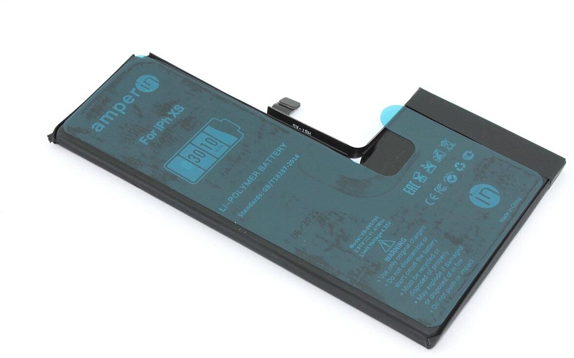 Аккумулятор (батарея) Amperin для Apple iPhone XS 3.81V 3100mAh