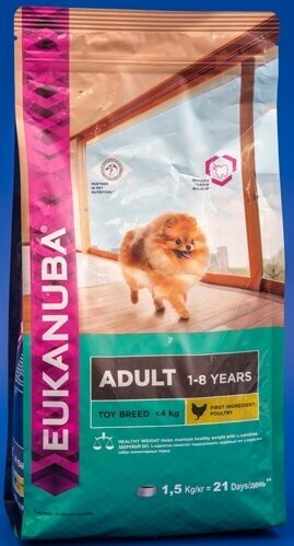 Корм для взрослых собак EUK Dog миниатюрных пород 500 г EUKANUBA - фото №7