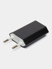 Сетевое зарядное устройство с USB-портом, блок питания 5В 1А, черный