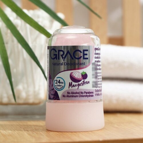 Дезодорант кристаллический Grace Mineral Herbal Deodorant с мангостином, 70 г