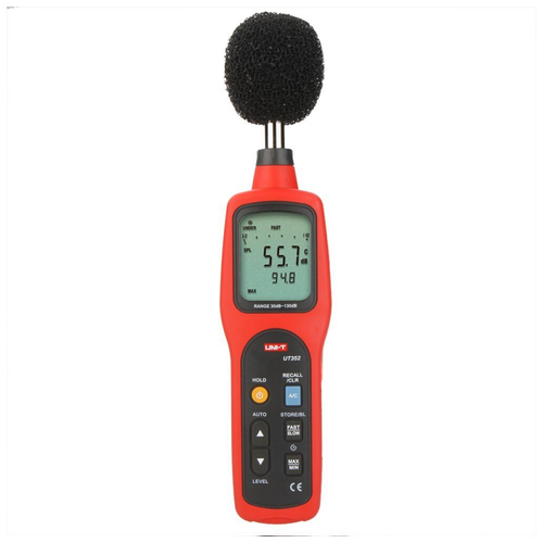 Измеритель уровня звука (шумомер) UNI-T UT352 шумомер ht 80a sound level meter измеритель уровня звука шумомер шумомер шумомер шум прибор для измерения шума в квартире