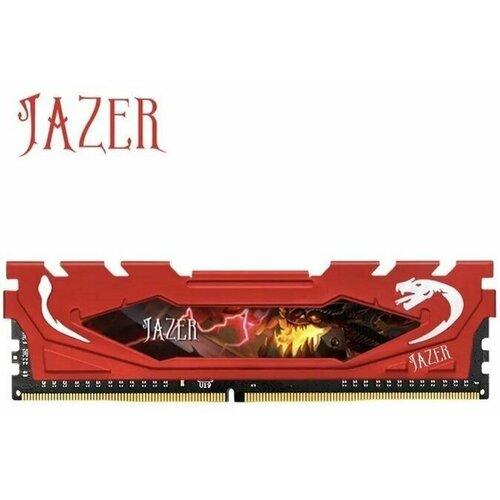 Мощная игровая оперативная память для компьютеров JAZER 16GB DDR4 3200MHz PC4-25600U CL:18-22-22-42 1.35V