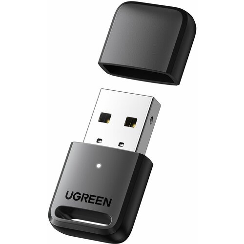 адаптер ugreen cm390 80890 bluetooth 5 0 usb adapter black Адаптер UGREEN CM390 USB Bluetooth 5.0 Adapter, черный