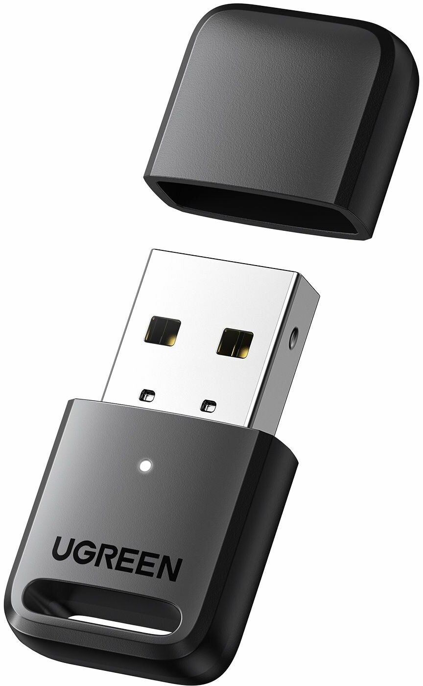 Адаптер UGREEN CM390 USB Bluetooth 5.0 Adapter черный