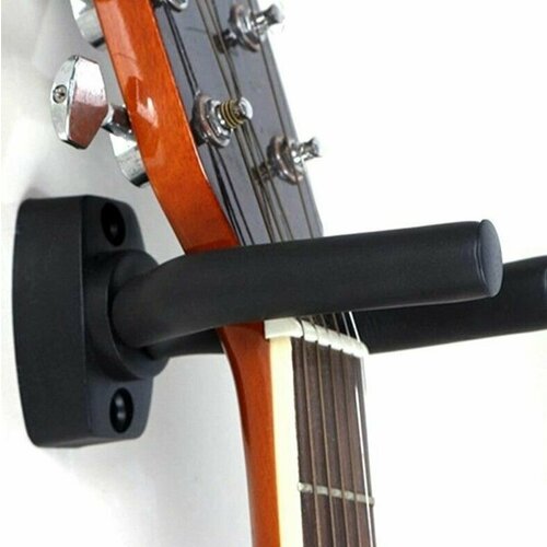 Держатель для гитары настенный, кронштейн, крепление, крюк, вешалка настенное крепление короткий настенный крючок металлическое крепление вешалка для гитары для укулеле скрипки нескользящий держатель н