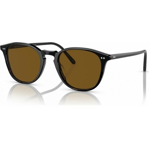 Солнцезащитные очки Oliver Peoples, черный солнцезащитные очки oliver peoples прямоугольные с защитой от уф золотой