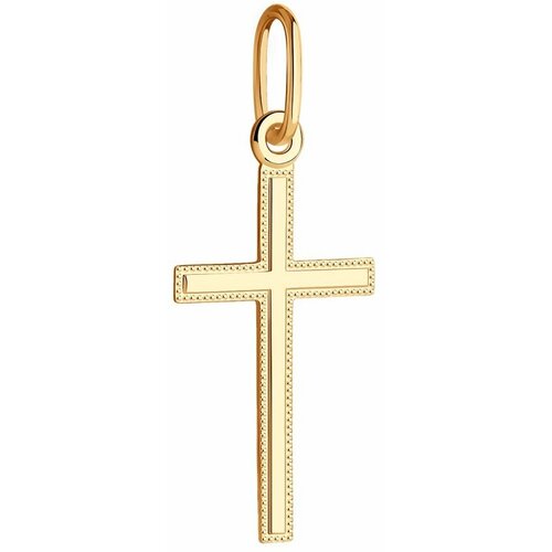 фото Крест из золота яхонт ювелирный арт. 47201