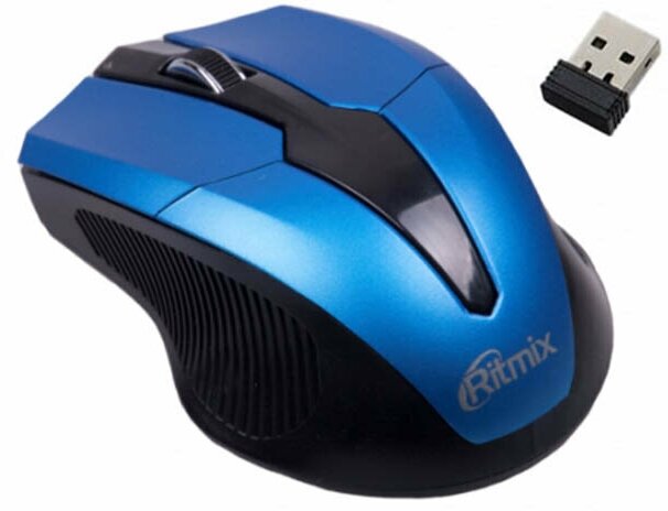 Мышь Ritmix RMW-560 Black-Blue