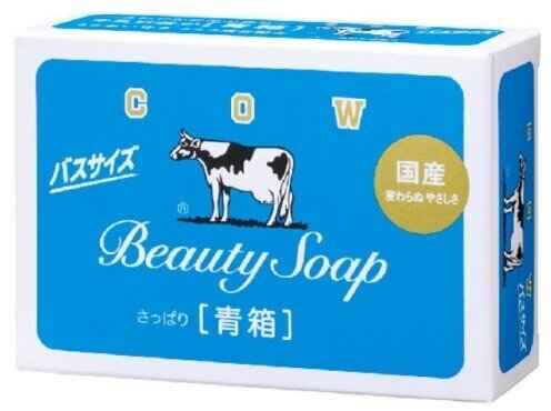 COW BRAND Blue Beauty SOAP Молочное туалетное мыло с ароматом жасмина 130 гр 1шт