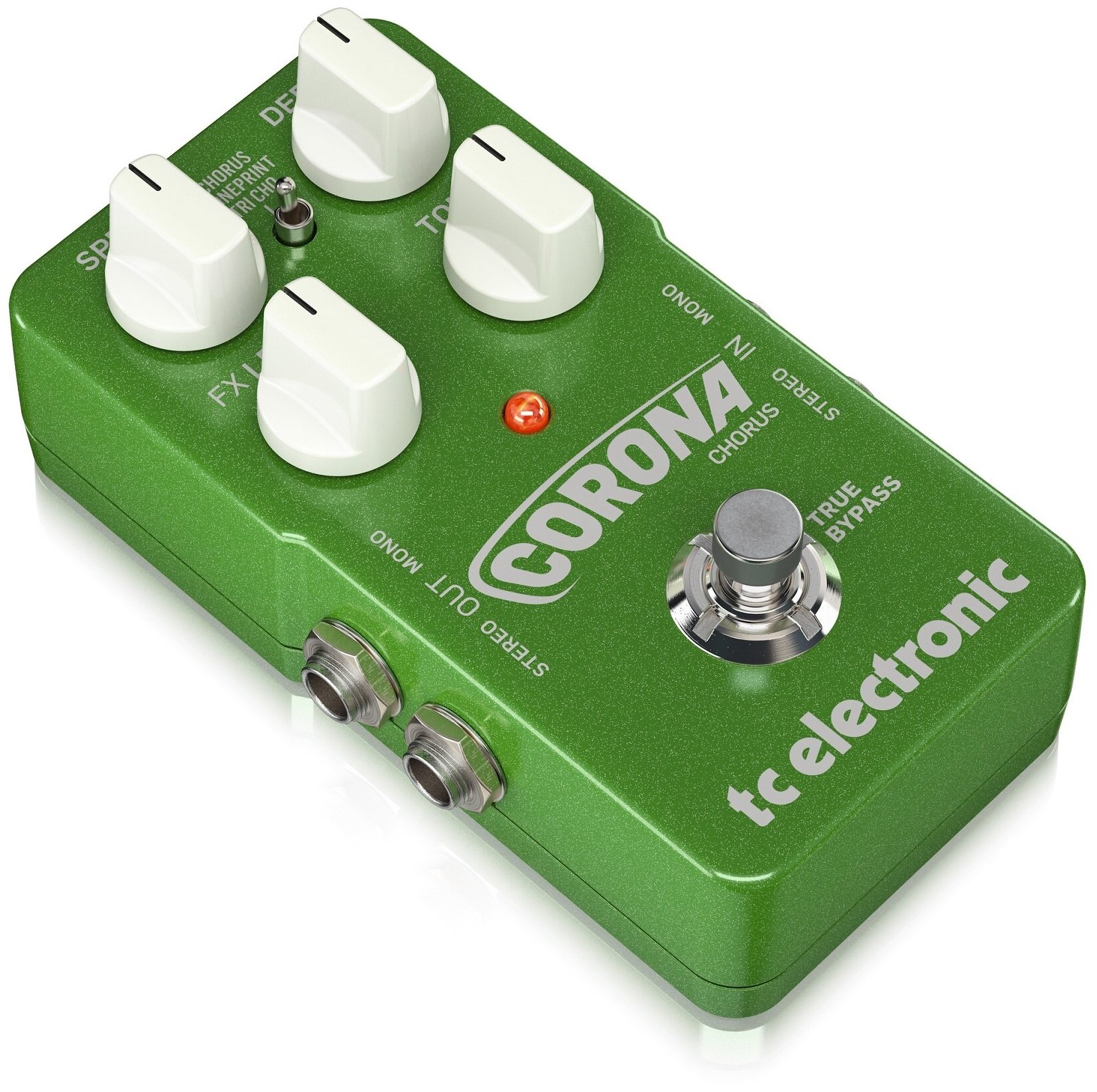 TC ELECTRONIC Corona Chorus TonePrint напольная гитарная педаль эффекта хорус, 3 типа эффекта, функция Toneprint - загрузка из интернета, запись и ред