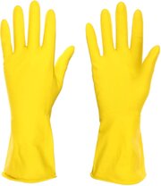 Перчатки Vetta резиновые, 1 пара, размер L, цвет желтый