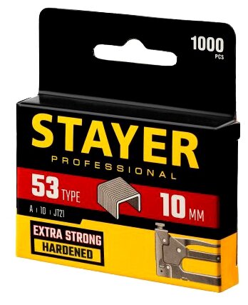 Скобы STAYER PROFESSIONAL 3159-10_z02 тип 53 для степлера, 10 мм