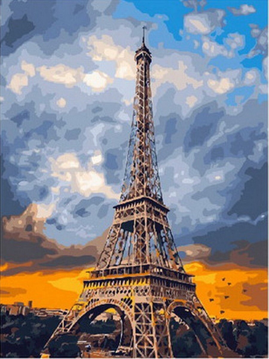 Картина по номерам Ветры Парижа 40х50 см Hobby Home