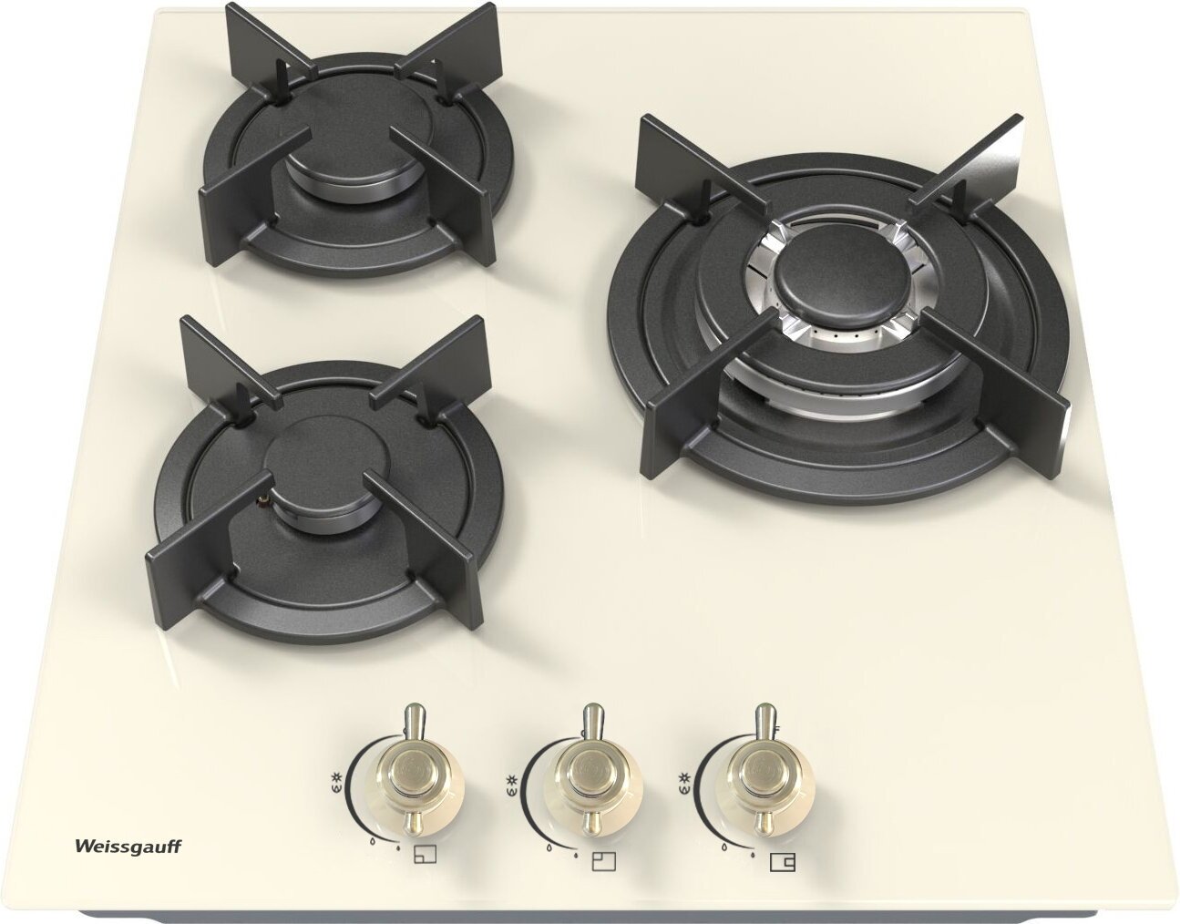 Газовая варочная панель Weissgauff HGG 451 BeGh