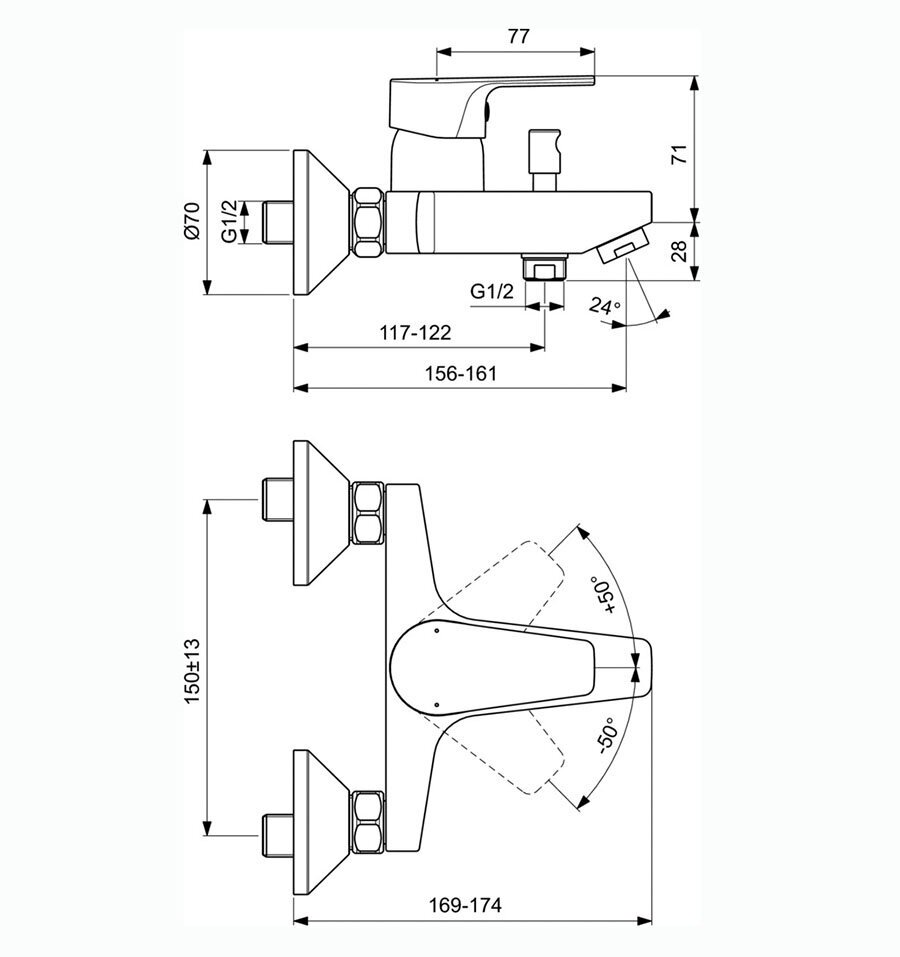 Комплект смесителей Ideal Standard - фото №4