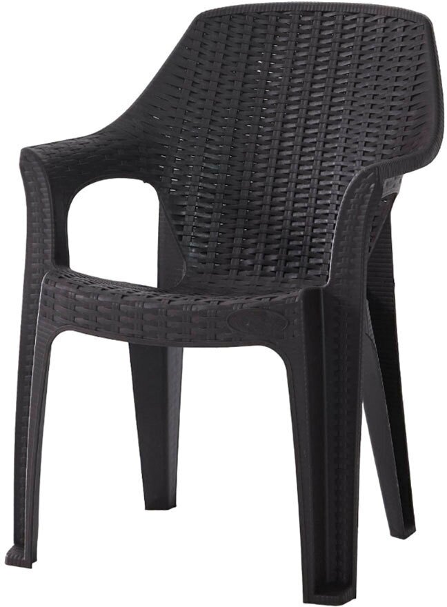 Кресло пластиковое Heniver Babel шоколад 620х420х850 мм (SPC-B003)
