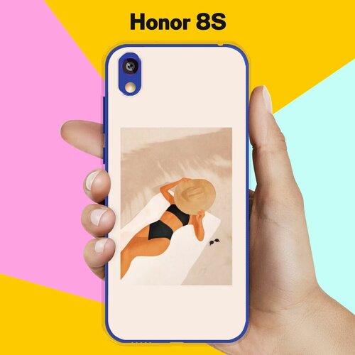 Силиконовый чехол на Honor 8S Девушка на пляже / для Хонор 8С