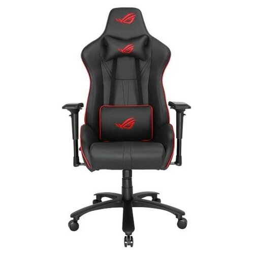 фото Asus rog sl200 чёрное игровое кресло