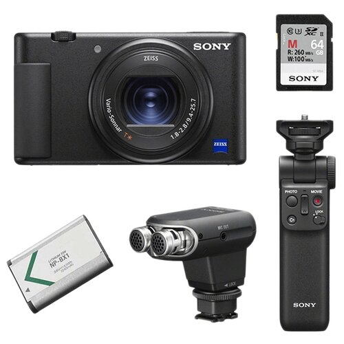 Фотоаппарат Sony ZV-1 (Кит2) 9.4-25.7mm f/1.8-2.8