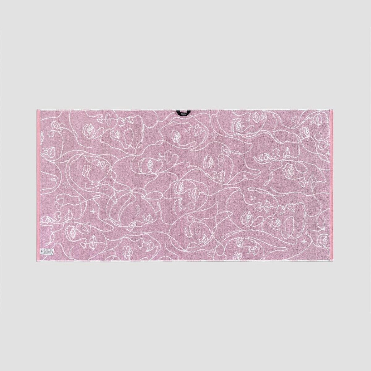 Кэрри бел-роз Полотенце 50х100, 100% хлопок, 550 г/м2 - фотография № 12