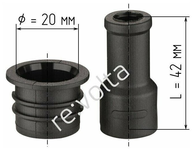 Ремонтный комплект катушки зажигания Audi / Volkswagen / Seat / Skoda (наконечник + сальник) RVLT-13