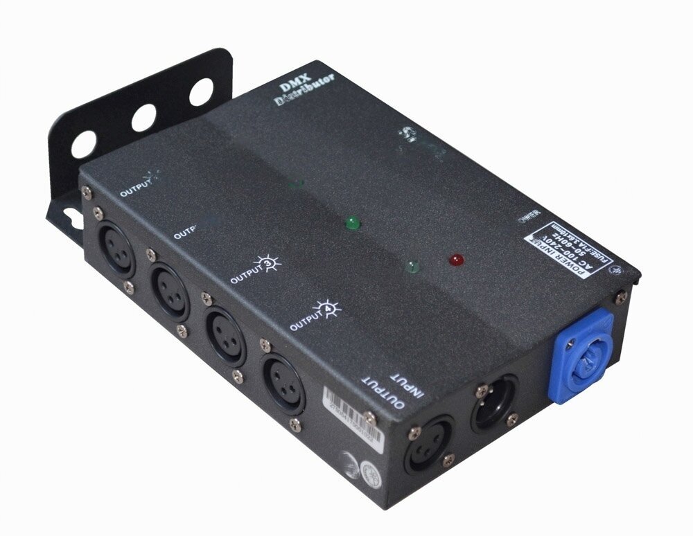 Anzhee DMX Splitter 4 оптический 4-канальный сплиттер dmx-сигнала сплиттер dmx-сигнала, 4 выхода