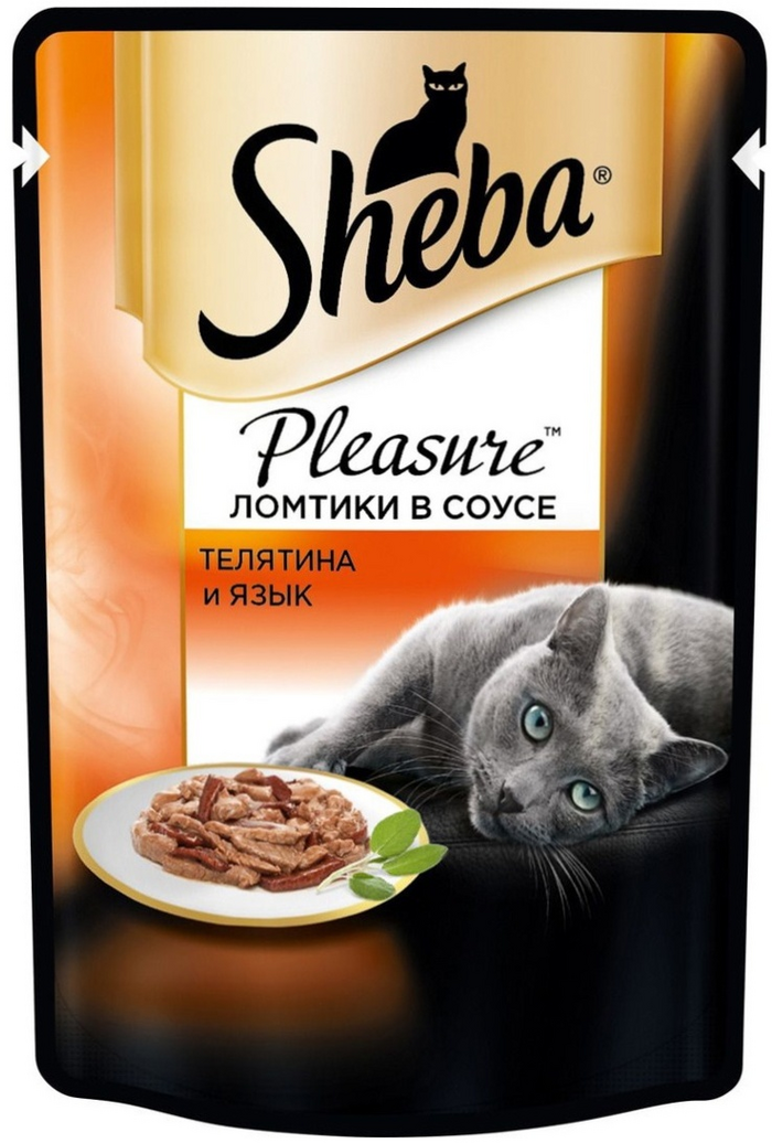 Sheba Паучи для кошек телятина и язык , 0,085 кг - фотография № 8