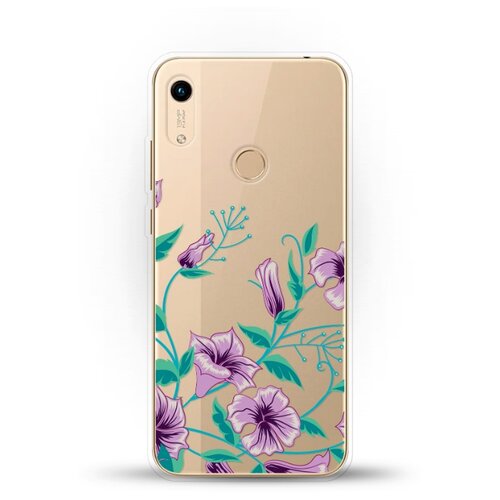 фото Силиконовый чехол фиолетовые цветы на honor 8a pro andy & paul