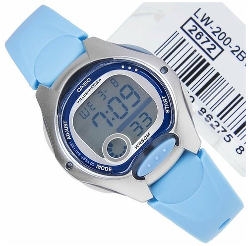 Наручные часы CASIO Collection LW-200-2B, черный, серый