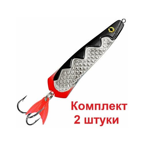 фото Блесна колебалка для рыбалки aqua дуэт-2 60,0mm, вес - 18,0g цвет 01, 2 штуки в комплекте