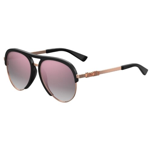 фото Солнцезащитные очки женские moschino mos041/s,blk gold
