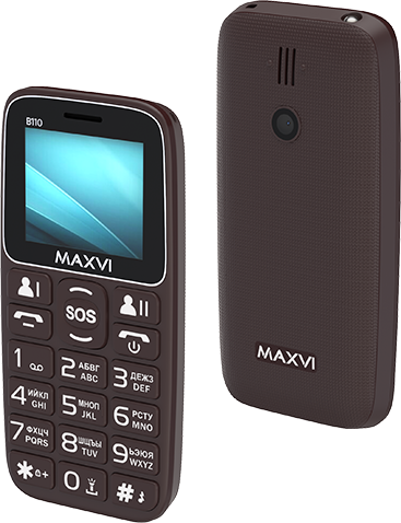 Сотовый телефон Maxvi B110 brown