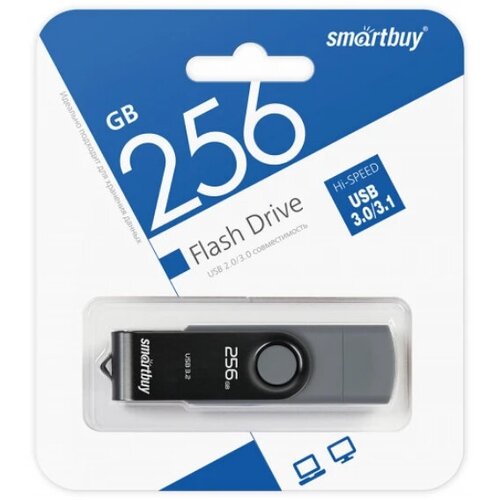 Память Flash 256GB SmartBuy Twist Dual Type-C/Type-A USB 3.0 память usb flash 64 гб smartbuy twist [sb064gb3twr]