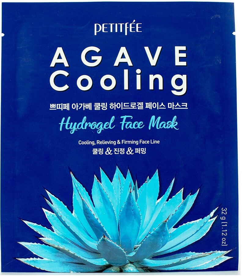 PETITFEE Гидрогелевая маска для лица с охлаждающим эффектом, 32 г