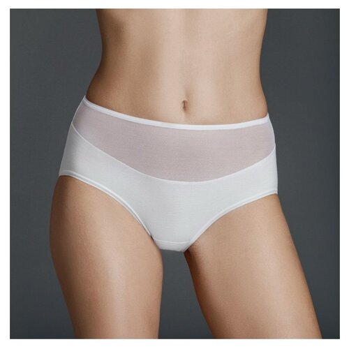 фото Milavitsa трусы слипы высокой посадки basic, размер 118, белый