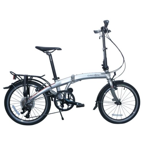 фото Складной велосипед dahon mu d9, рама алюминиевая, колёса 20", 9 скоростей цвет: серый