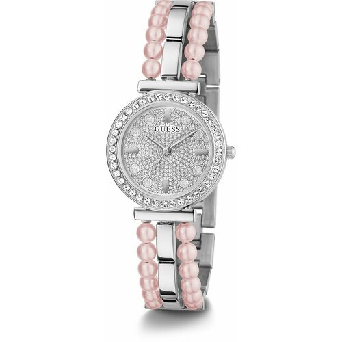 фото Наручные часы guess женские наручные часы guess gw0531l1, серебряный, розовый