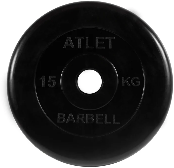 Диск MB Barbell MB-AtletB51 15 кг 1 шт. черный
