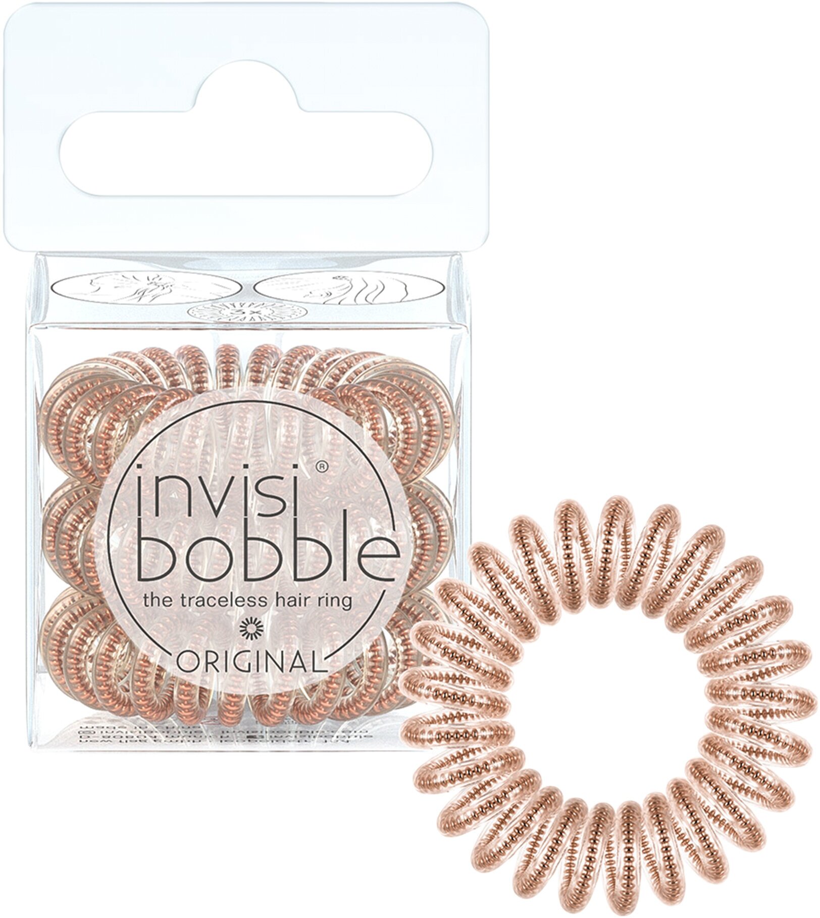 Invisibobble Резинки-пружинки для волос Original Bronze And Beads 1 шт