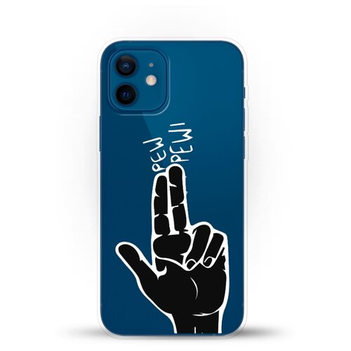 фото Силиконовый чехол pew-pew на apple iphone 12 mini andy & paul